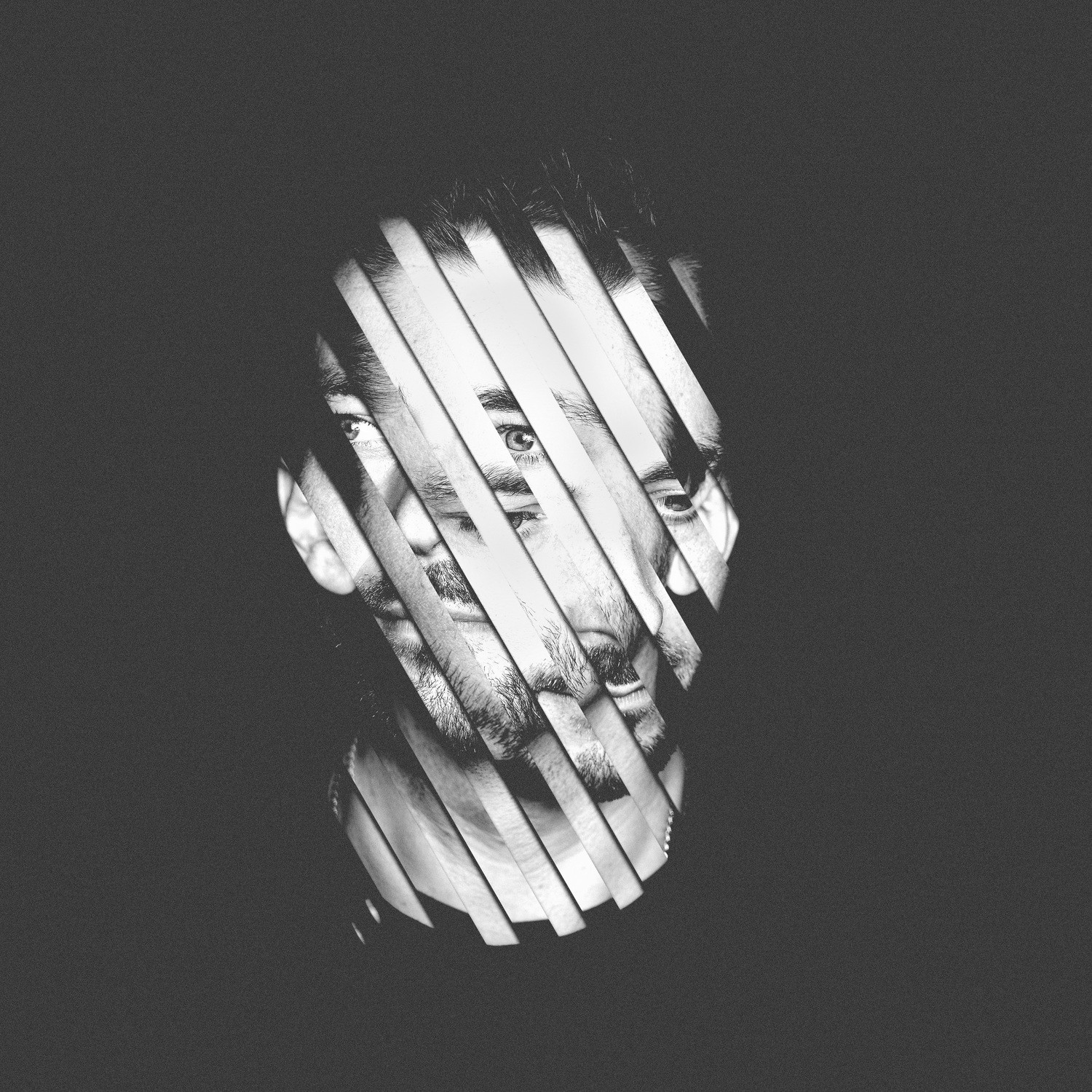 PPR PPL // 01 cover art — torn paper composition in monochrome